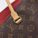 LOUIS VUITTON Monogram Pallas MM Hand Bag 2way Red M41175 LV Auth ep16688V-20