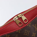 LOUIS VUITTON Monogram Pallas MM Hand Bag 2way Red M41175 LV Auth ep16688V-21