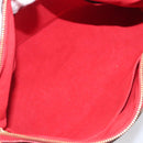 LOUIS VUITTON Monogram Pallas MM Hand Bag 2way Red M41175 LV Auth ep16688V-23