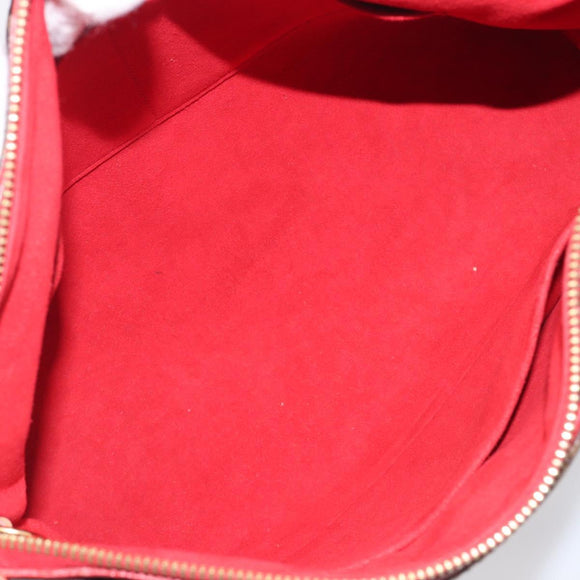 LOUIS VUITTON Monogram Pallas MM Hand Bag 2way Red M41175 LV Auth ep16688V