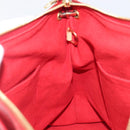 LOUIS VUITTON Monogram Pallas MM Hand Bag 2way Red M41175 LV Auth ep16688V-25
