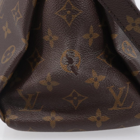 LOUIS VUITTON Monogram Pallas MM Hand Bag 2way Red M41175 LV Auth ep16688V