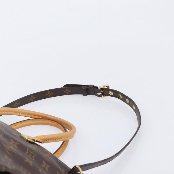 LOUIS VUITTON Monogram Pallas MM Hand Bag 2way Red M41175 LV Auth ep16689A