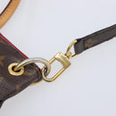 LOUIS VUITTON Monogram Pallas MM Hand Bag 2way Red M41175 LV Auth ep16689A-11
