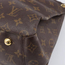 LOUIS VUITTON Monogram Pallas MM Hand Bag 2way Red M41175 LV Auth ep16689A-15