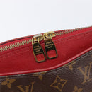 LOUIS VUITTON Monogram Pallas MM Hand Bag 2way Red M41175 LV Auth ep16689A-18