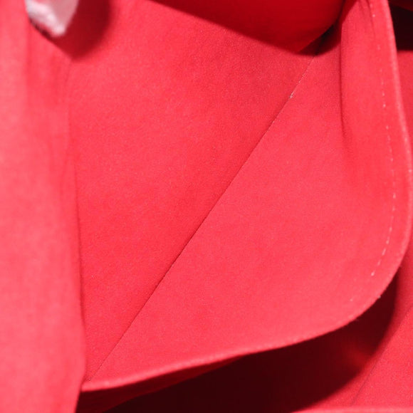 LOUIS VUITTON Monogram Pallas MM Hand Bag 2way Red M41175 LV Auth ep16689A
