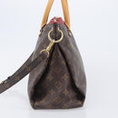 LOUIS VUITTON Monogram Pallas MM Hand Bag 2way Red M41175 LV Auth ep16689A-4