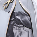 Miu Miu Matelasse Hand Bag Leather 2way Gray Gold Tone Auth ep16690V-24