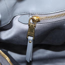 Miu Miu Matelasse Hand Bag Leather 2way Gray Gold Tone Auth ep16690V-25