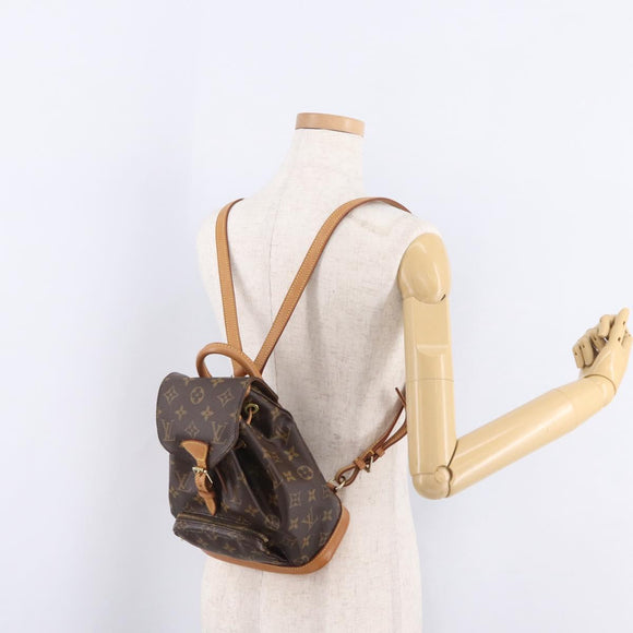 LOUIS VUITTON Monogram Montsouris PM Backpack M51137 LV Auth ep16691V