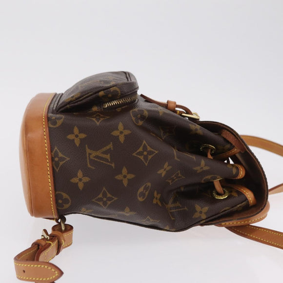 LOUIS VUITTON Monogram Montsouris PM Backpack M51137 LV Auth ep16691V
