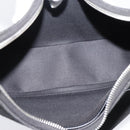 CELINE Ava Medium Shoulder Bag Canvas Black Silver Auth ep16692M-16