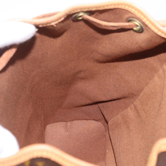 LOUIS VUITTON Monogram Montsouris MM Backpack M51136 LV Auth ep16694A