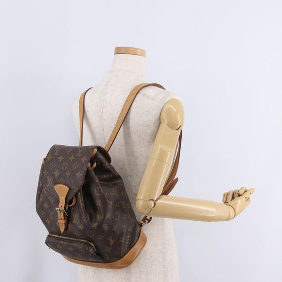 LOUIS VUITTON Monogram Montsouris MM Backpack M51136 LV Auth ep16694A