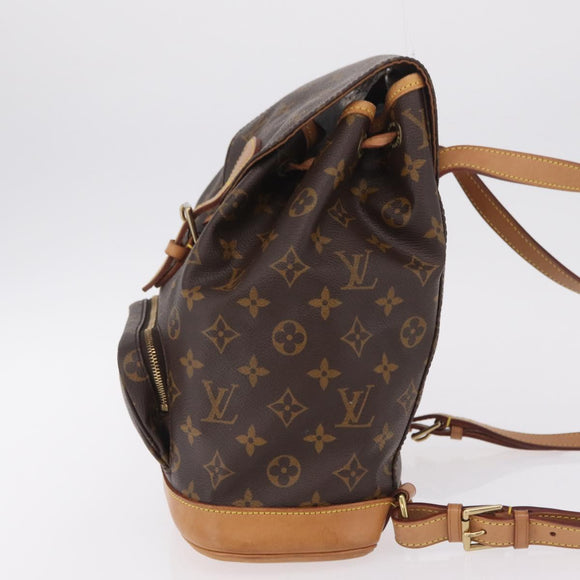 LOUIS VUITTON Monogram Montsouris MM Backpack M51136 LV Auth ep16694A