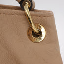 LOUIS VUITTON Monogram Empreinte Artsy MM Bag Beige M93449 LV Auth ep16696V-19