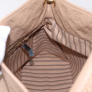 LOUIS VUITTON Monogram Empreinte Artsy MM Bag Beige M93449 LV Auth ep16696V-23