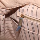 LOUIS VUITTON Monogram Empreinte Artsy MM Bag Beige M93449 LV Auth ep16696V-24