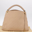 LOUIS VUITTON Monogram Empreinte Artsy MM Bag Beige M93449 LV Auth ep16696V-29