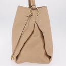 LOUIS VUITTON Monogram Empreinte Artsy MM Bag Beige M93449 LV Auth ep16696V-5