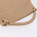 LOUIS VUITTON Monogram Empreinte Artsy MM Bag Beige M93449 LV Auth ep16696V-7
