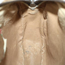 GUCCI GG Canvas Web Sherry Line Clutch Bag PVC Leather Beige Green Auth ep1670-19