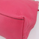 GUCCI Interlocking Soho Chain Tote Bag Leather Pink Gold 308982 Auth ep16700V-16