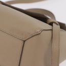 CELINE Belt Bag Hand Bag Leather 2way Beige Gold Tone Auth ep16703V-18