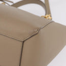 CELINE Belt Bag Hand Bag Leather 2way Beige Gold Tone Auth ep16703V-20