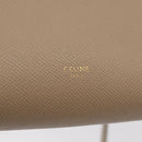 CELINE Belt Bag Hand Bag Leather 2way Beige Gold Tone Auth ep16703V-22