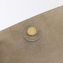 CELINE Belt Bag Hand Bag Leather 2way Beige Gold Tone Auth ep16703V-24