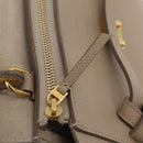 CELINE Belt Bag Hand Bag Leather 2way Beige Gold Tone Auth ep16703V-26