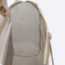 CELINE Belt Bag Hand Bag Leather 2way Beige Gold Tone Auth ep16703V-27