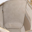 CELINE Belt Bag Hand Bag Leather 2way Beige Gold Tone Auth ep16703V-28