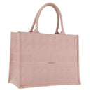 Christian Dior Book Tote Tote Bag Canvas Pink Auth ep16706M-1