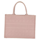 Christian Dior Book Tote Tote Bag Canvas Pink Auth ep16706M-2
