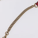 GUCCI GG Marmont Hand Bag Leather 2way Red Gold Tone 498110 Auth ep16711V-16