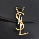 Saint Laurent Kaia Small Satchel Shoulder Bag Leather Black 634818 Auth ep16716V-17
