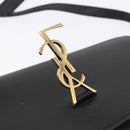 Saint Laurent Kaia Small Satchel Shoulder Bag Leather Black 634818 Auth ep16716V-18