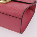 GUCCI GuccissimaGG Padlock Chain Shoulder Bag Leather 409487 Auth ep16719M-12