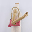 GUCCI GuccissimaGG Padlock Chain Shoulder Bag Leather 409487 Auth ep16719M-27
