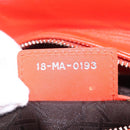 Christian Dior Lady Dior Canage Hand Bag Leather 2way Red Silver Auth ep16721V-28