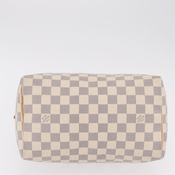 LOUIS VUITTON Damier Azur Speedy 25 Hand Bag N41534 LV Auth ep16724V