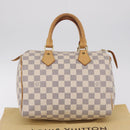 LOUIS VUITTON Damier Azur Speedy 25 Hand Bag N41534 LV Auth ep16724V-12
