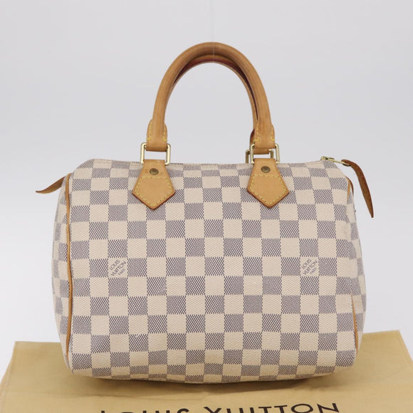 LOUIS VUITTON Damier Azur Speedy 25 Hand Bag N41534 LV Auth ep16724V