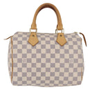LOUIS VUITTON Damier Azur Speedy 25 Hand Bag N41534 LV Auth ep16724V-13