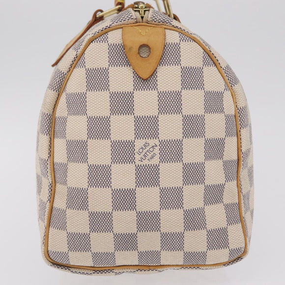 LOUIS VUITTON Damier Azur Speedy 25 Hand Bag N41534 LV Auth ep16724V