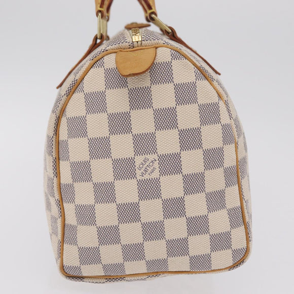 LOUIS VUITTON Damier Azur Speedy 25 Hand Bag N41534 LV Auth ep16724V