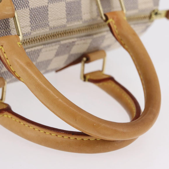 LOUIS VUITTON Damier Azur Speedy 25 Hand Bag N41534 LV Auth ep16724V